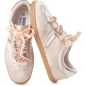 Women's Nude Fashion Retro Sneaker Casual Trendy Walking Classic Shoes Non Slip